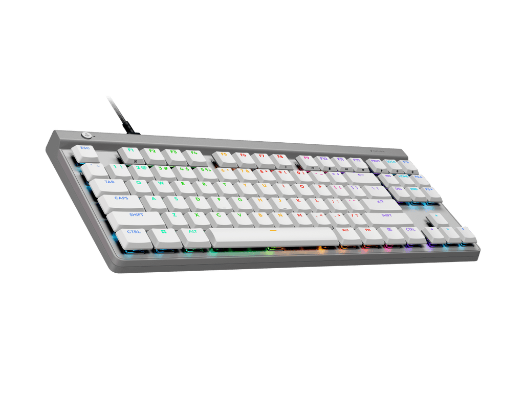 Teclado Logitech G515 TKL Wired Gaming USB Color Blanco