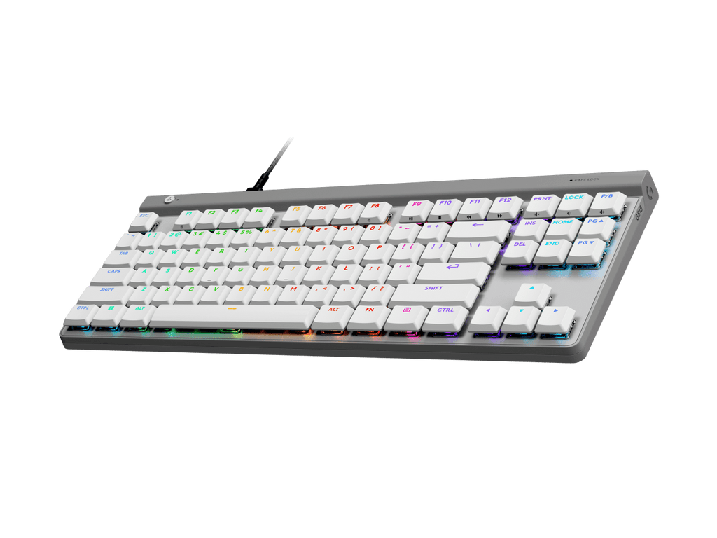 Teclado Logitech G515 TKL Wired Gaming USB Color Blanco
