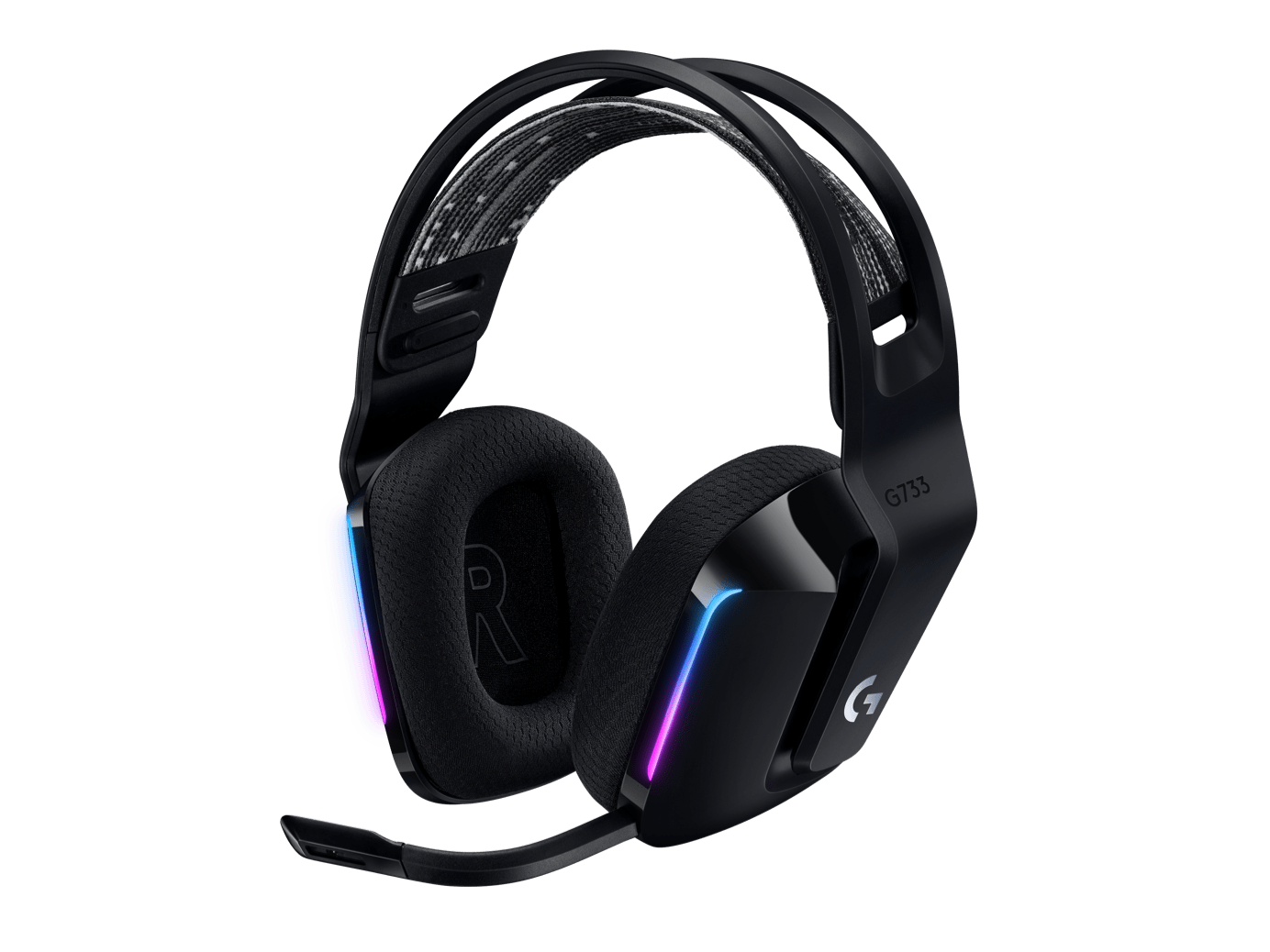 Audífonos Logitech G733 LIGHTSPEED Gaming Inalámbricos RGB Negro