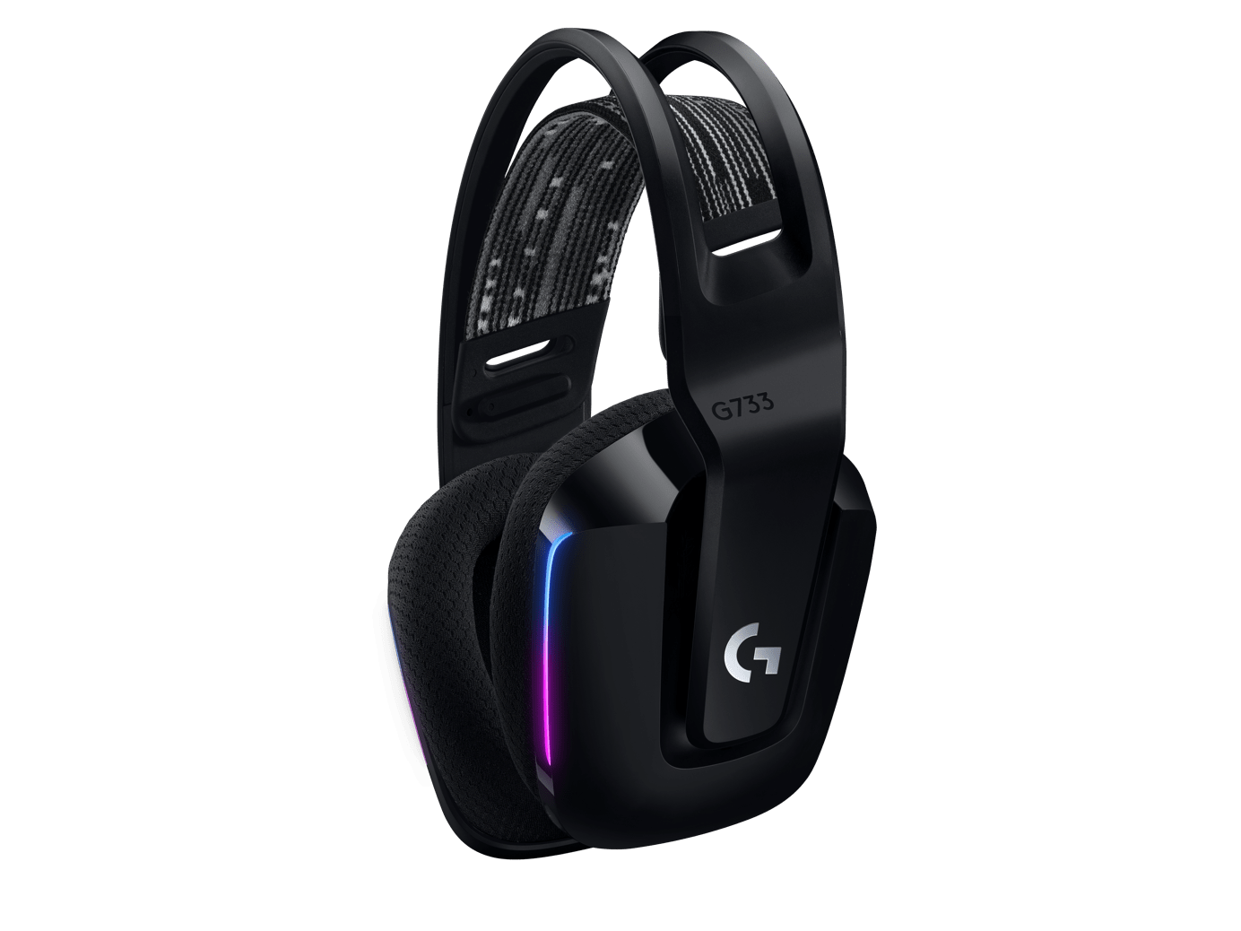 Audífonos Logitech G733 LIGHTSPEED Gaming Inalámbricos RGB Negro