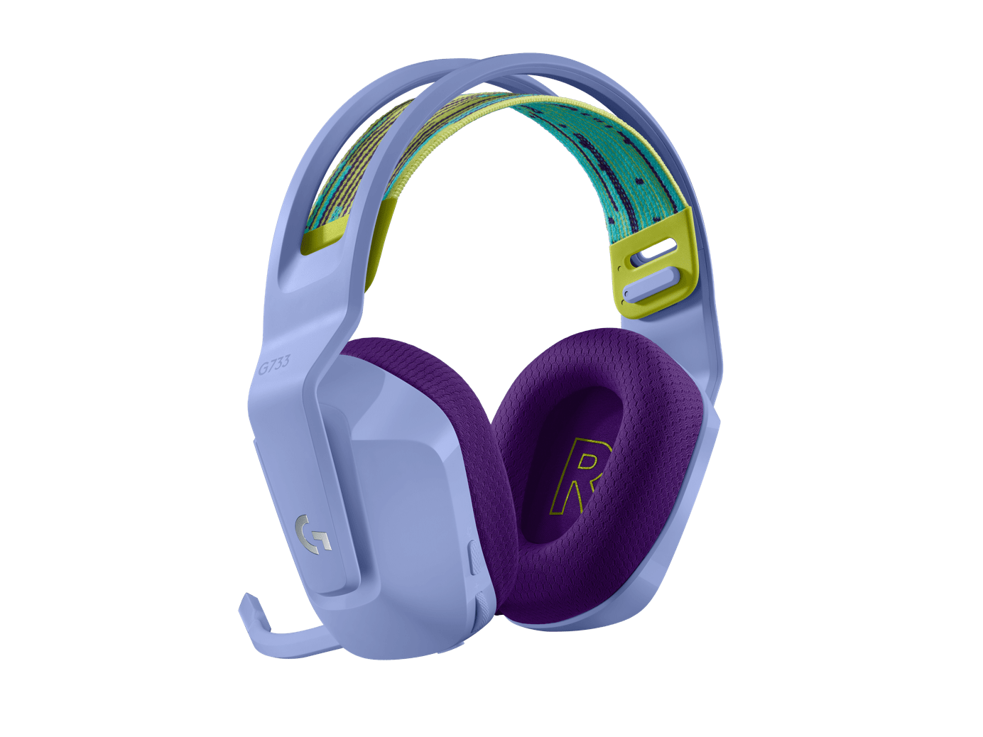 Audífonos Logitech G733 LIGHTSPEED Gaming Inalámbricos RGB Lila
