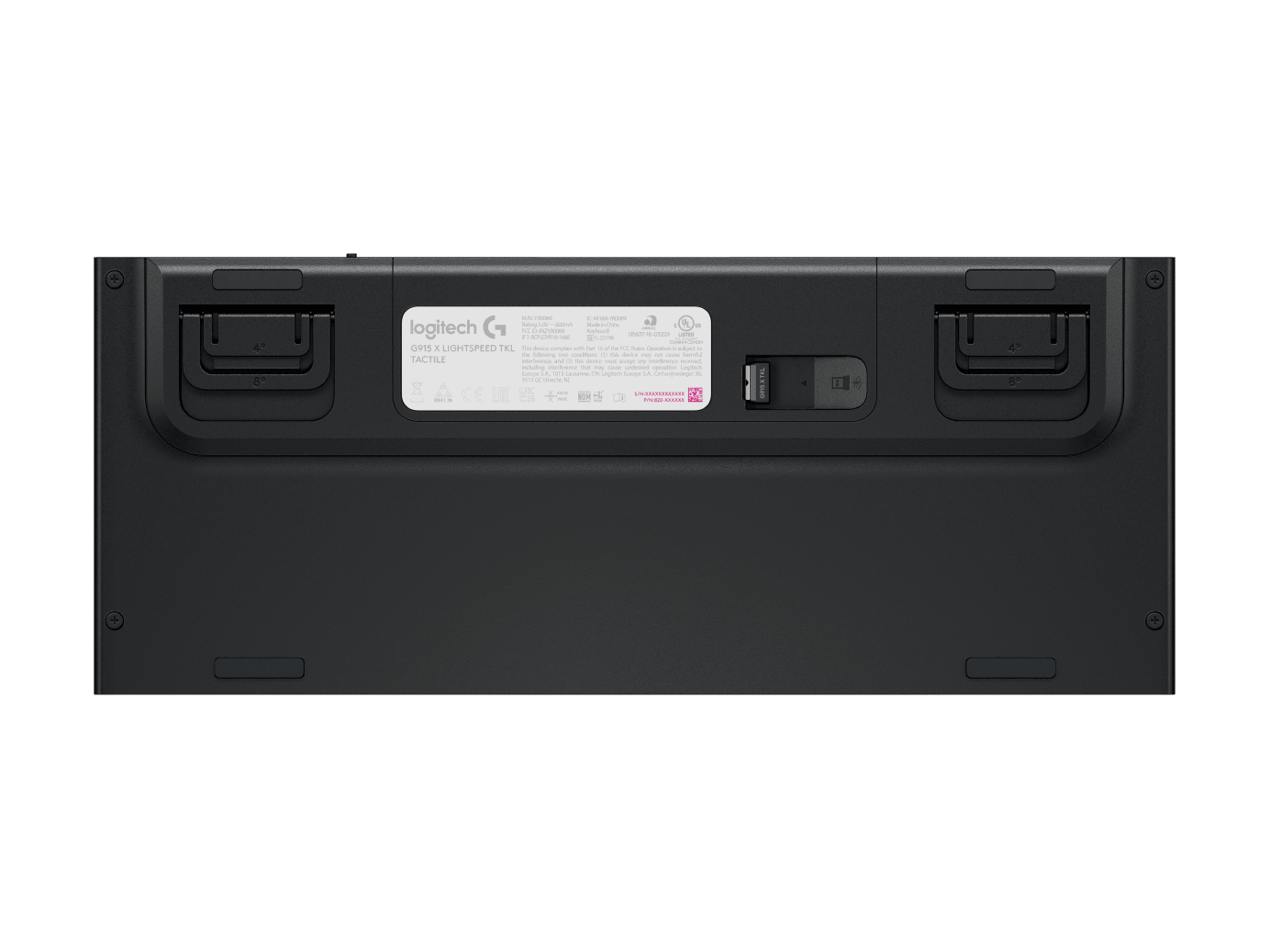 Teclado Logitech G915 X Lightspeed TKL Blanco