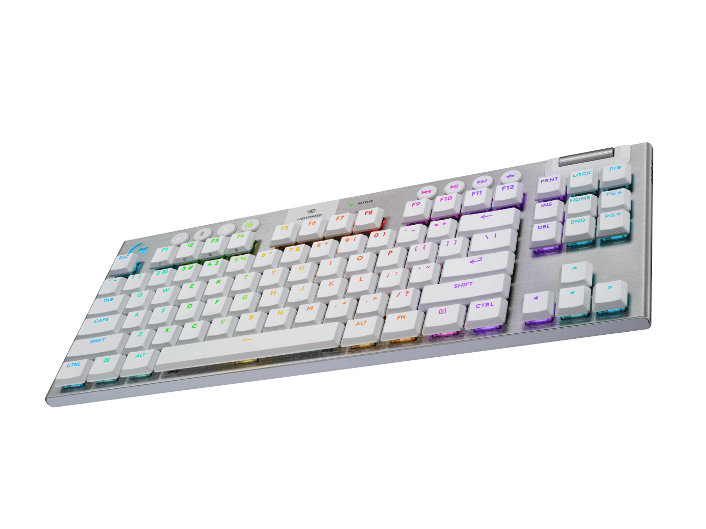 Teclado Logitech G915 X Lightspeed TKL Blanco