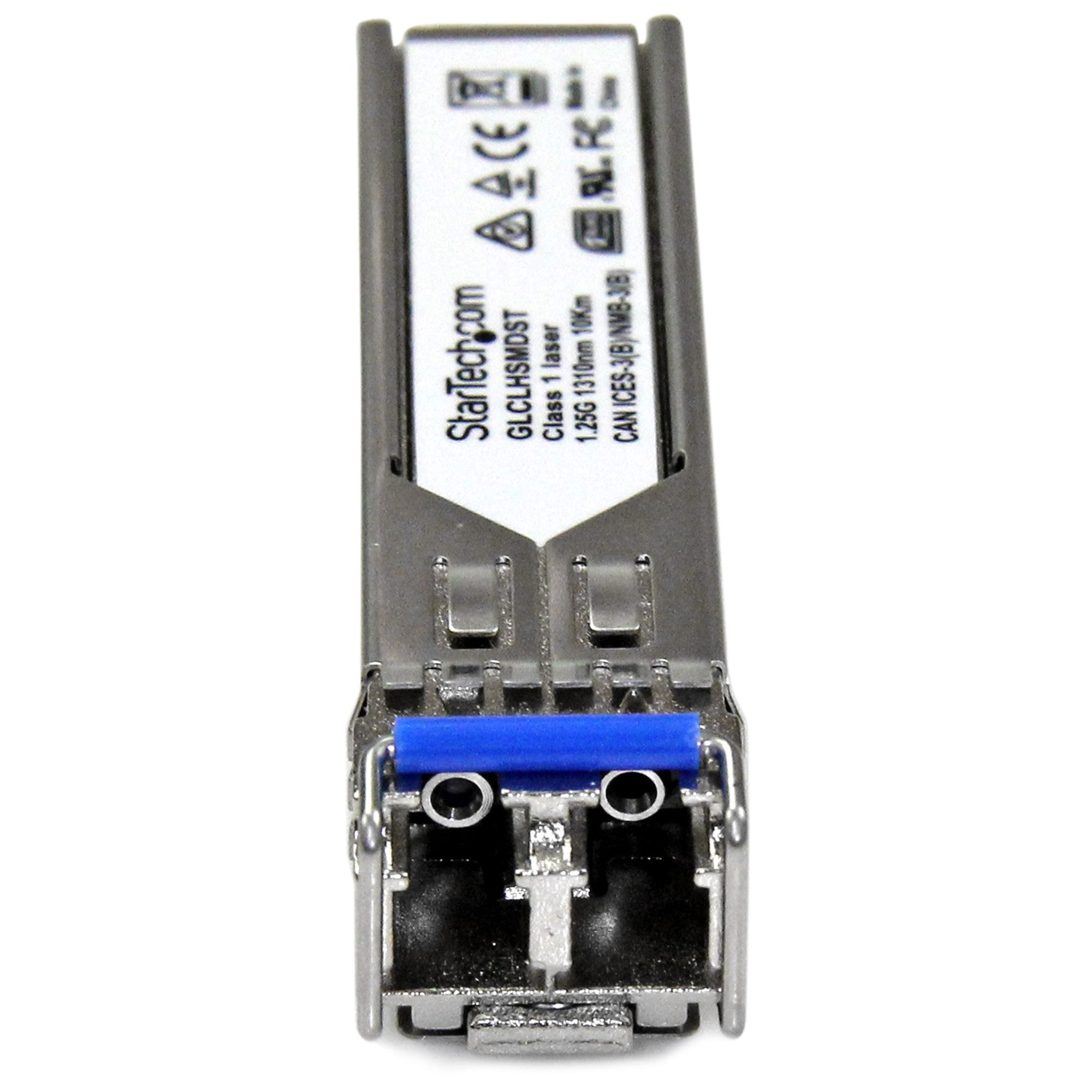 Modulo Transceptor SFP Compatible Cisco GLC-LH-SMD - 1000Base-LX/LH, Monomodo 1GbE, SFP Ethernet Gigabit 1Gb, LC, 10km - Startech.Com Mod. GLCLHSMDST