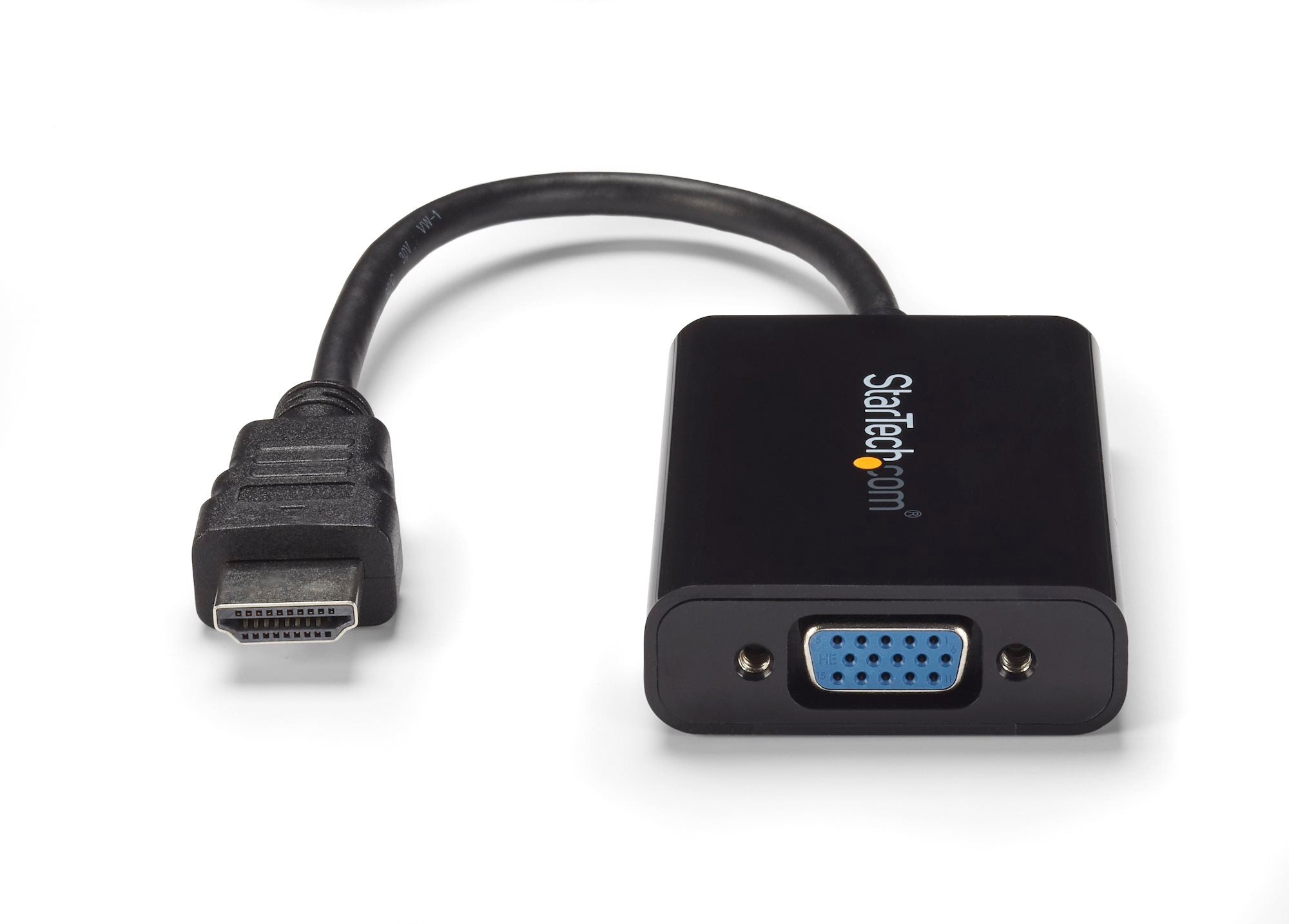 Adaptador de Video y Audio HDMI a VGA - HD15 Hembra, HDMI Macho, Mini Jack Hembra - 1920x1200 - Startech.Com Mod. HD2VGAA2