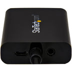 Adaptador de Video y Audio HDMI a VGA - HD15 Hembra, HDMI Macho, Mini Jack Hembra - 1920x1200 - Startech.Com Mod. HD2VGAA2
