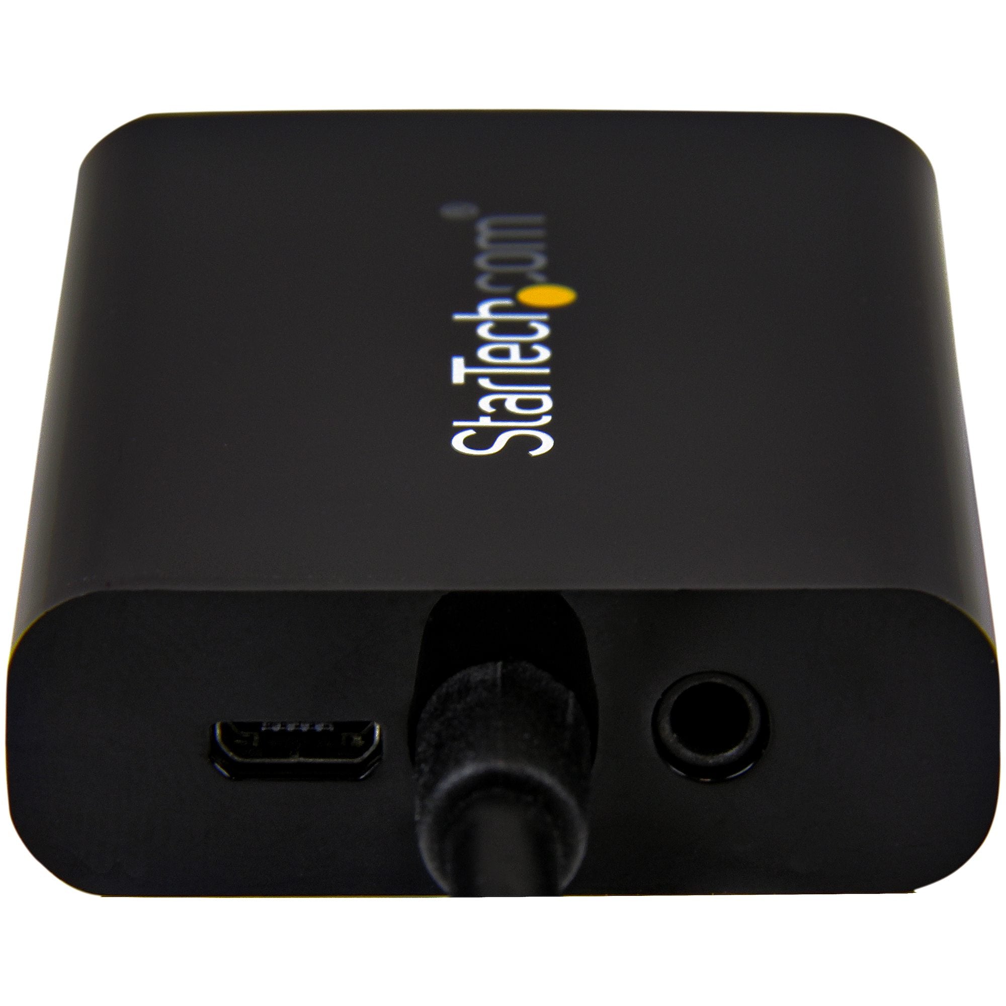 Adaptador de Video y Audio HDMI a VGA - HD15 Hembra, HDMI Macho, Mini Jack Hembra - 1920x1200 - Startech.Com Mod. HD2VGAA2