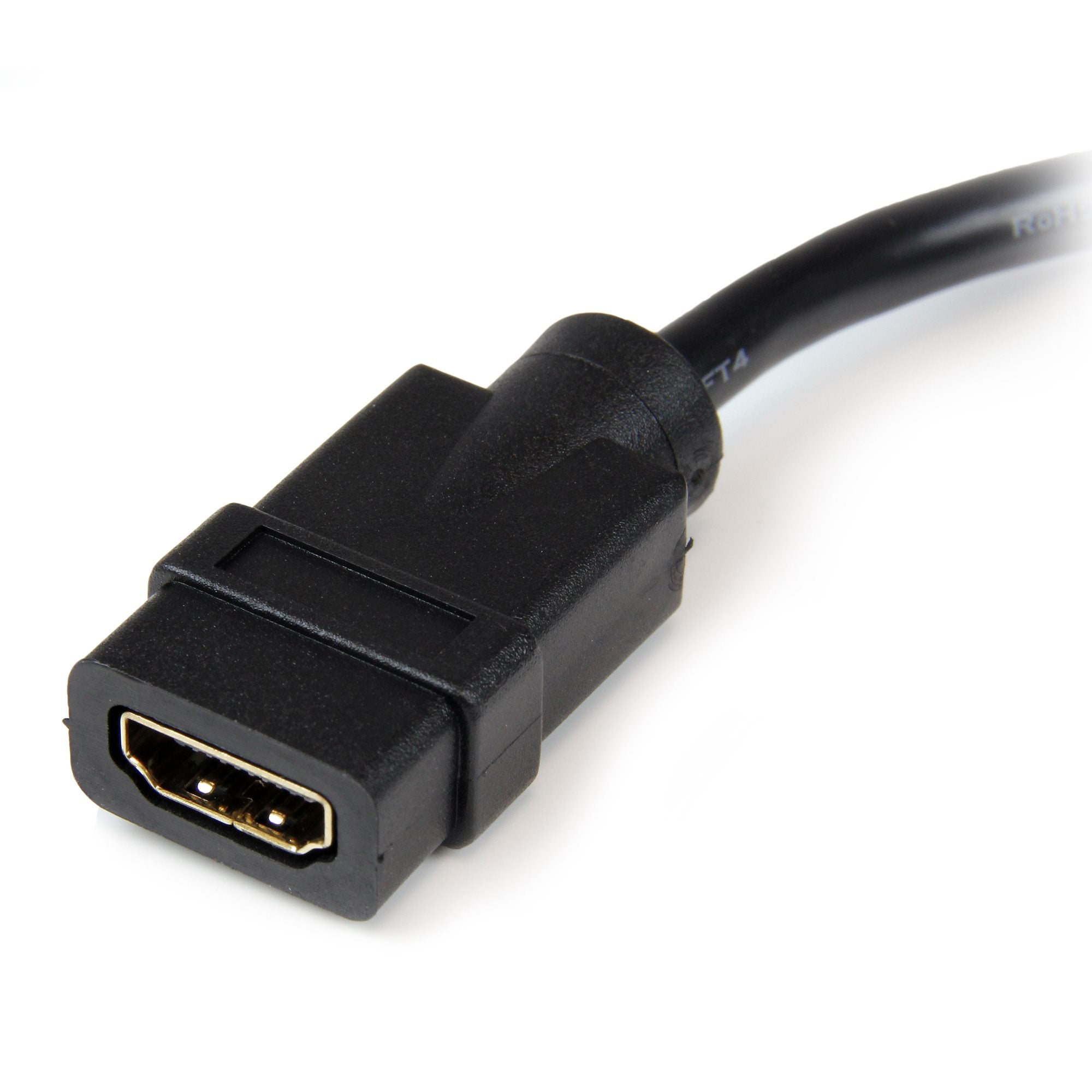 Cable Adaptador HDMI a DVI - 20cm - DVI-D Macho a HDMI Hembra - Negro - Startech.Com Mod. HDDVIFM8IN