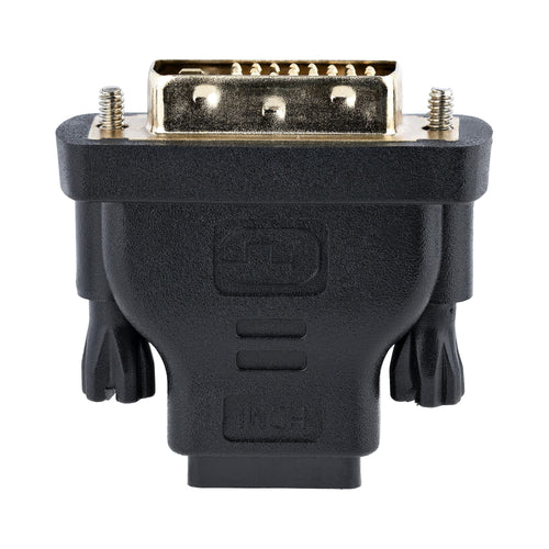 Adaptador de Video HDMI a DVI - DVI-D Macho a HDMI Hembra - Convertidor de Video - Negro - Startech.Com Mod. HDMIDVIFM