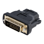 Adaptador de Video HDMI a DVI - DVI-D Macho a HDMI Hembra - Convertidor de Video - Negro - Startech.Com Mod. HDMIDVIFM