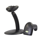 Lector de Códigos de Barra Ghia GSLB1 1D Láser USB con Base Negro