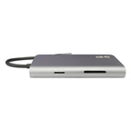 ADAPTADOR MULTIPUERTO / DOCKING STATION 8 EN 1 GHIA USB 3.1 DE TIPO C A HDMI/RJ45/USB 3.1 3/MICRO SD/ MEMORIA SD / C PD
