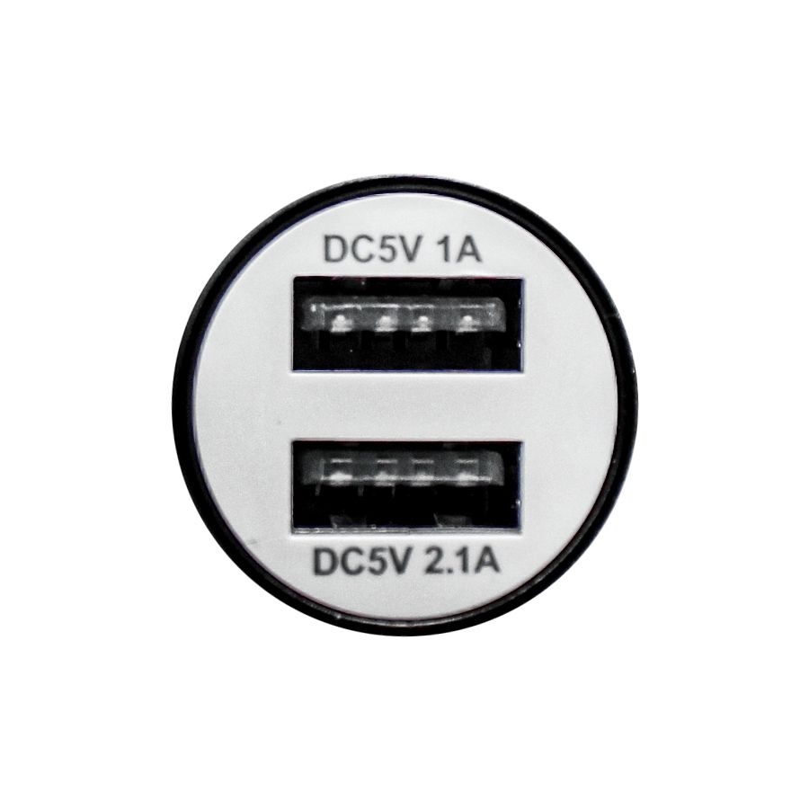 CARGADOR PARA AUTO GHIA 2 PUERTOS USB