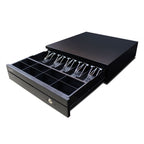 Cajón de Dinero Ghia GCD581 Acero 5 Billetes 8 Monedas RJ11 Negro