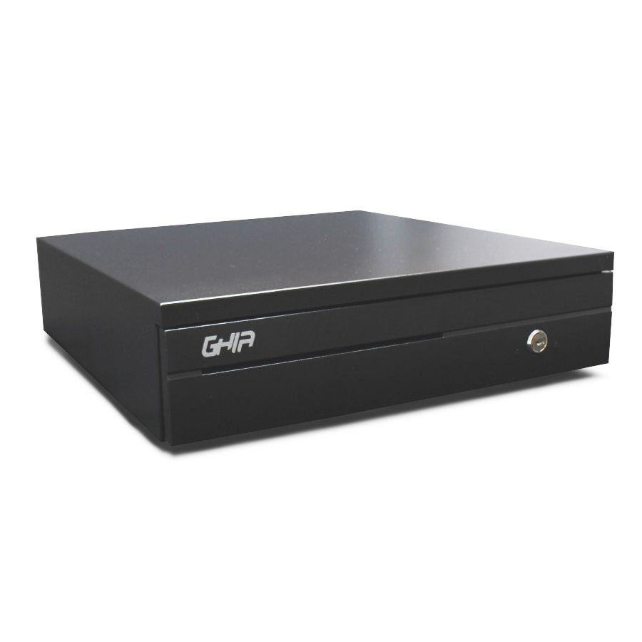 Cajón de Dinero Ghia GCD581 Acero 5 Billetes 8 Monedas RJ11 Negro