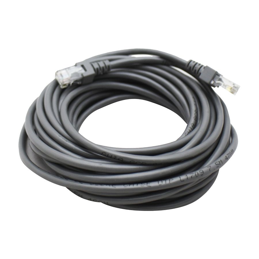 Cable de Red UTP CAT5E Ghia 100% Cobre Gris RJ45 7.5 Metros 22.5 Pies Patch Cord