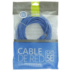 Cable de Red UTP CAT5E Ghia 100% Cobre Azul RJ45 7.5 Metros 22.5 Pies Patch Cord