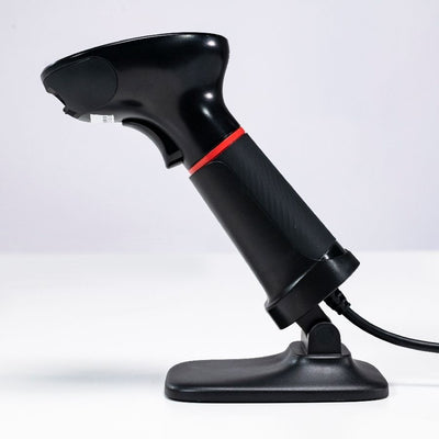 Lector de Códigos de Barra Ghia GS2DB2 2D LED Rojo USB con Base QR Negro