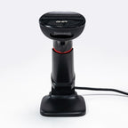 Lector de Códigos de Barra Ghia GS2DB2 2D LED Rojo USB con Base QR Negro