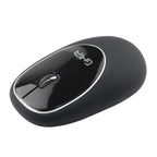Mouse Ergonómico Ghia GT100NN Inalámbrico Receptor USB 2 Botones Scroll 1000 DPI Memory Foam Negro