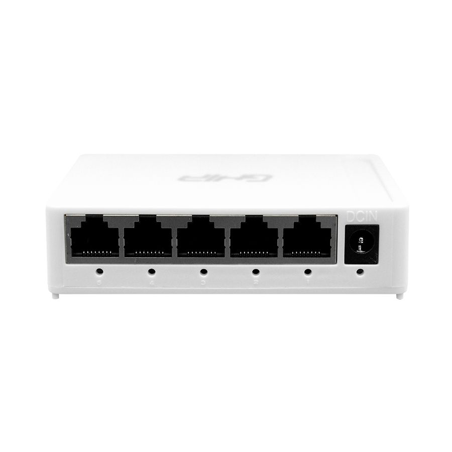 Switch Ghia 5 Puertos RJ45 10 100 1000 Mbps No Administrable Auto MDI MDIX Half Full Duplex Gigabit