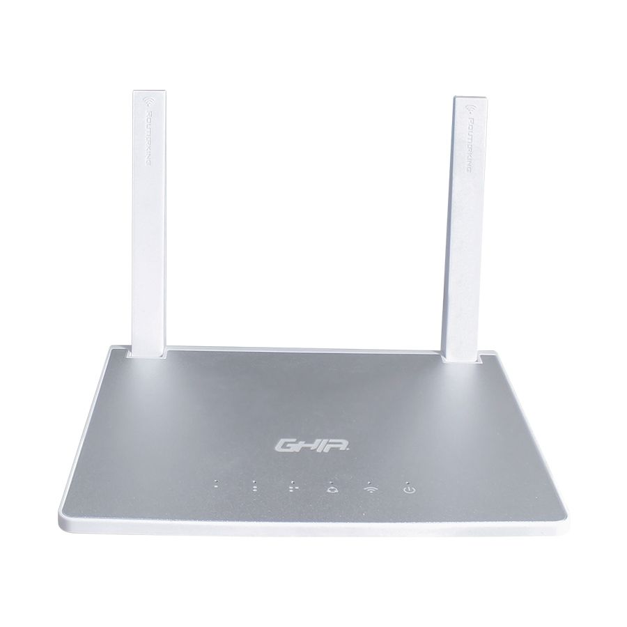 Router Inalámbrico Ghia 300Mbps Multimodo Router Repetidor WISP 11N G B 3 Puertos LAN 10 100 1 Puerto WAN 10 100 2 Antenas Fijas Externas 5dBi