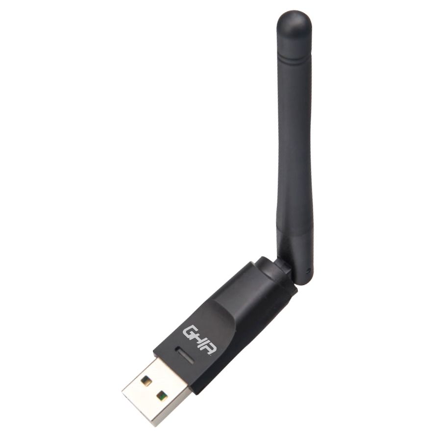 Tarjeta de Red USB 2.0 Ghia Inalámbrica 150Mbps con Antena