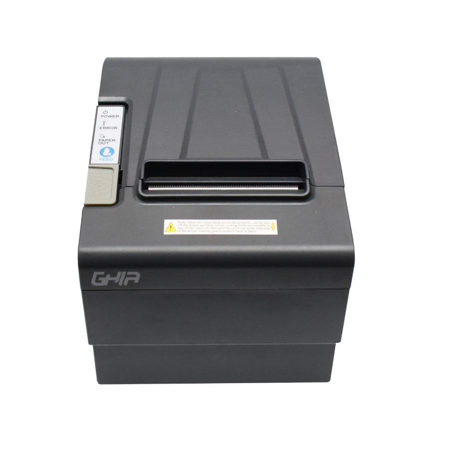 Miniprinter Térmica Ghia GTP801 80mm USB Ethernet RJ11 Autocortador 250mm/s Negra