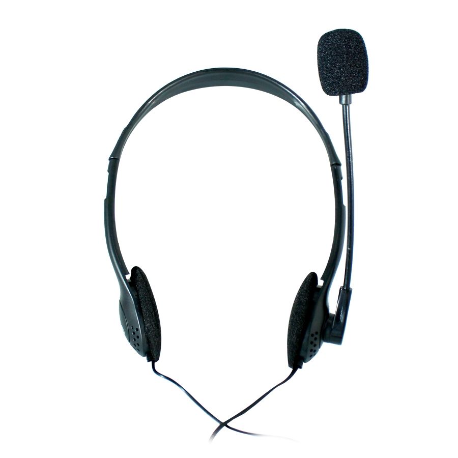 Kit 100 Piezas Diadema Alámbrica Ghia con Micrófono Control de Volumen Conector 3.5mm Sonido Envolvente Negro
