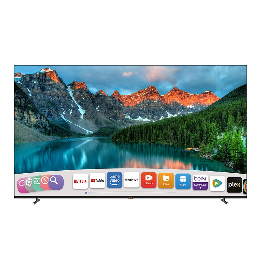 Televisión Smart Ghia Whale TV 85" UHD 4K Wi-Fi RJ45 3 HDMI 2 USB RCA óptico Dolby Audio