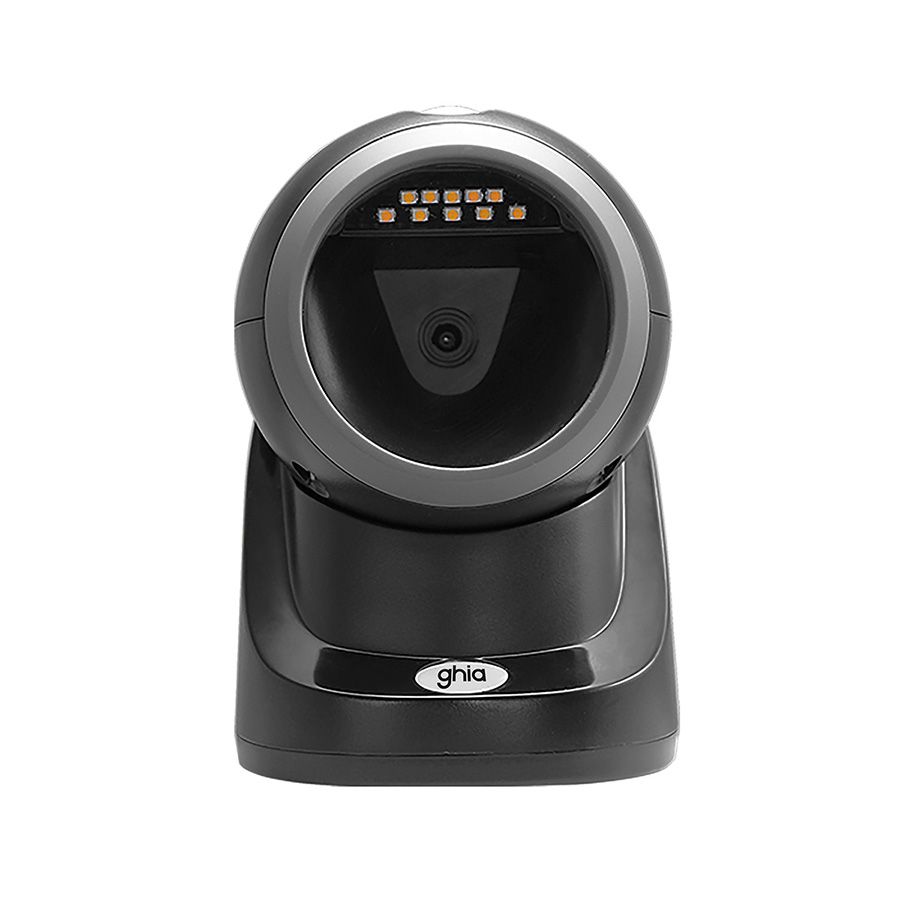 Lector de Códigos de Barra Ghia Omnidireccional 2D USB Compatible con QR