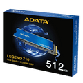 SSD M.2 2280 NVME/PCIE 512GB ADATA LEGEND 710 GEN3 X4 ALEG-710-512GCS