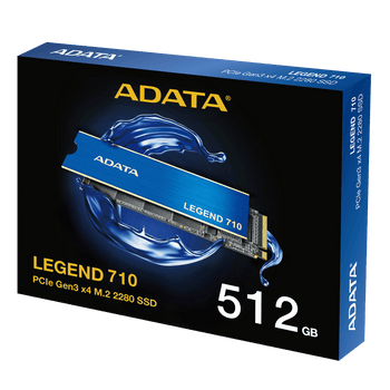 SSD M.2 2280 NVME/PCIE 512GB ADATA LEGEND 710 GEN3 X4 ALEG-710-512GCS