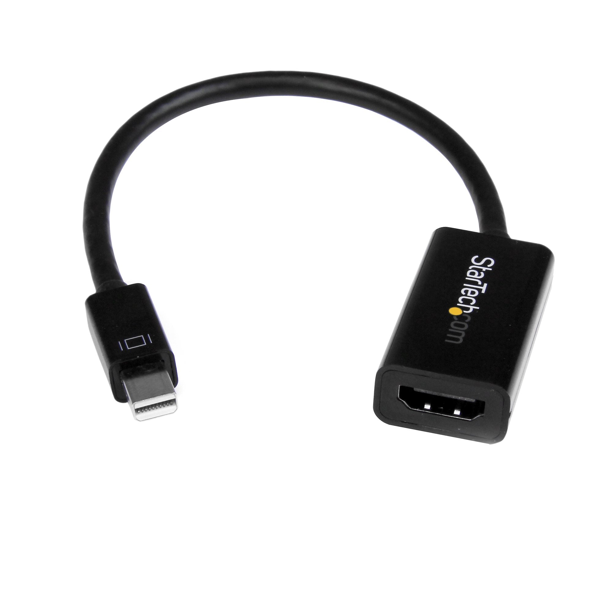 Adaptador de Video Mini DisplayPort a HDMI con Audio - Adaptador Activo MDP 1.2 para Laptop o Ultrabook - 4K 30Hz - Negro - Startech.Com Mod. MDP2HD4KS