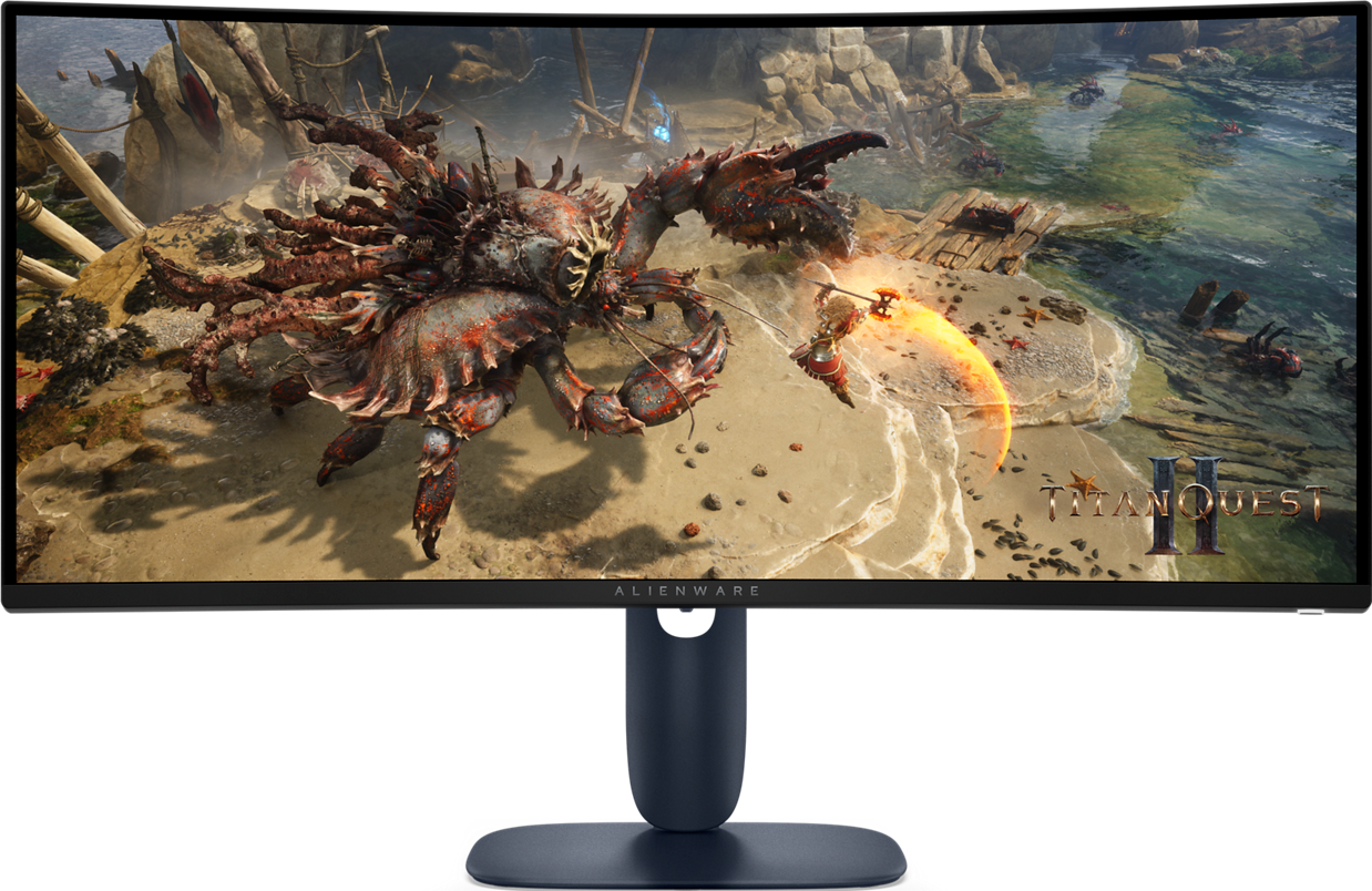 Monitor Dell Alienware 34" Curvo VA WQHD 3440x1440 180Hz Garantía 3 Años