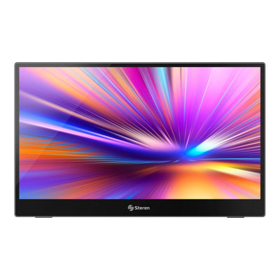 Monitor Portátil Steren 15.6", Touch, LCD IPS, Resolución FHD 1920x1080