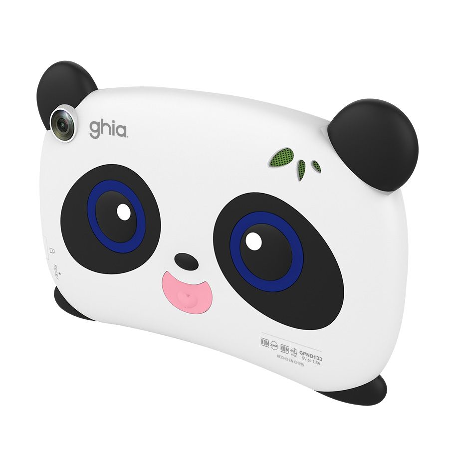 Tablet GHIA Panda 7" IPS A133 Quad-Core 2GB RAM 32GB 2 Cámaras USB-C WiFi Bluetooth 2500mAh Android 11 Go Color Ojos Azules