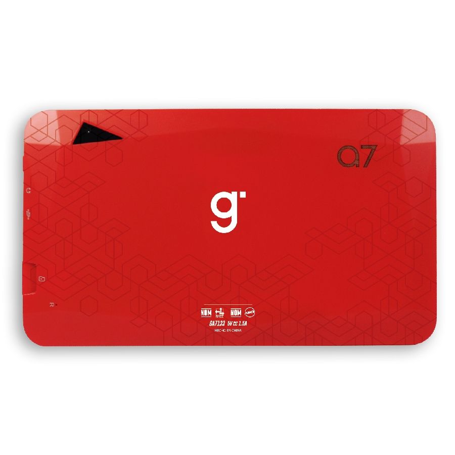 Tablet Ghia A7 WiFi A133 Quadcore 7 Pulgadas IPS 2GB RAM 32GB USB C 2 Cámaras Bluetooth 2100mAh Android 11 Roja
