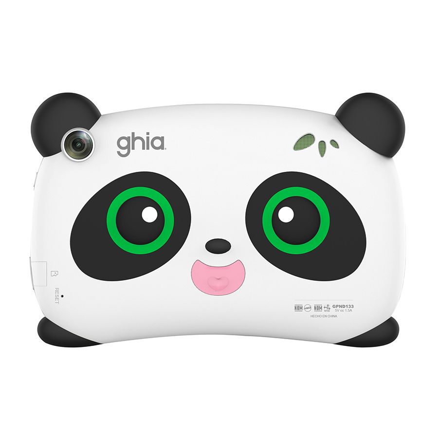 Tablet Panda WiFi A133 Quadcore 7 Pulgadas IPS 4GB RAM 64GB USB C 2 Cámaras Bluetooth 2500mAh Android 14 Ojos Verdes