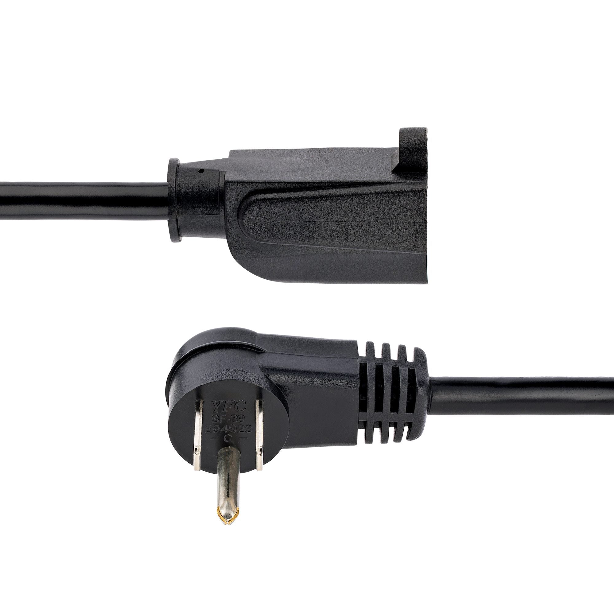Cable de Alimentacion 0.3m Acodado NEMA 5-15P a NEMA 5-15R 16AWG StarTech.com Mod. PAC101R1