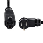 Cable de Alimentacion 0.3m Acodado NEMA 5-15P a NEMA 5-15R 16AWG StarTech.com Mod. PAC101R1