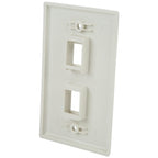 Placa de Pared de 2 Salidas RJ45 - Color Blanco - Startech.Com Mod. PLATE2WH