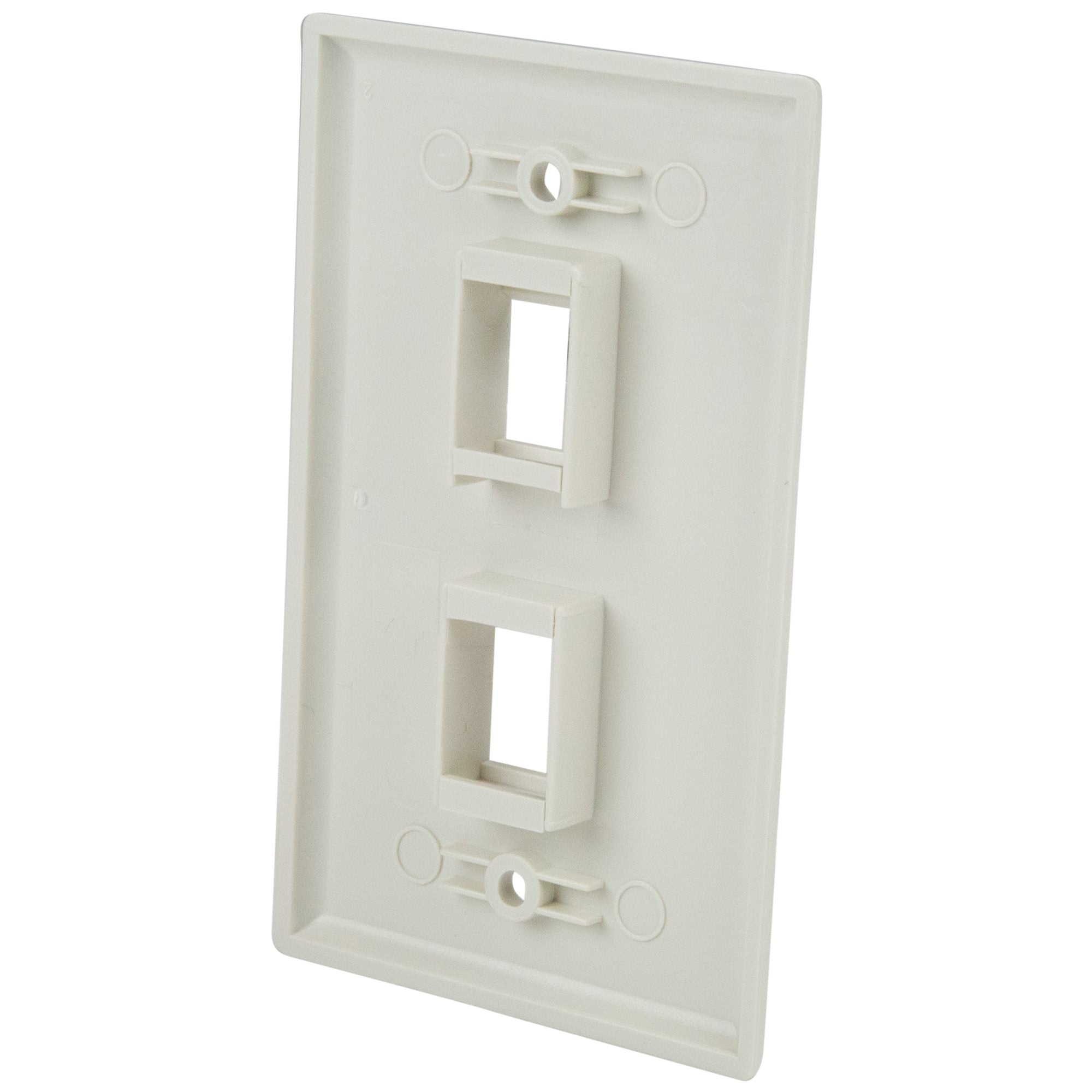 Placa de Pared de 2 Salidas RJ45 - Color Blanco - Startech.Com Mod. PLATE2WH
