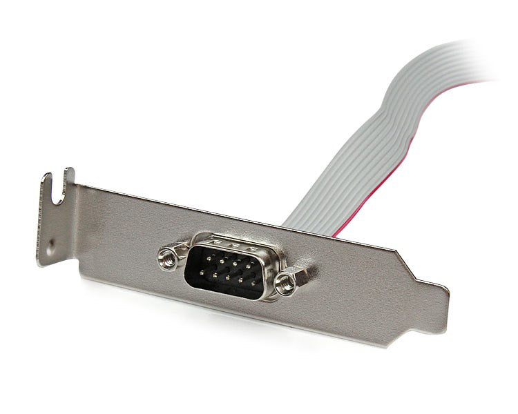 Adaptador Header Serie DB9 RS232 a IDC10 Perfil Bajo 0.4m StarTech PLATE9M16LP
