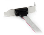 Adaptador Header Serie DB9 RS232 a IDC10 Perfil Bajo 0.4m StarTech PLATE9M16LP