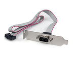 Adaptador Header Serie DB9 RS232 a IDC10 Perfil Bajo 0.4m StarTech PLATE9M16LP