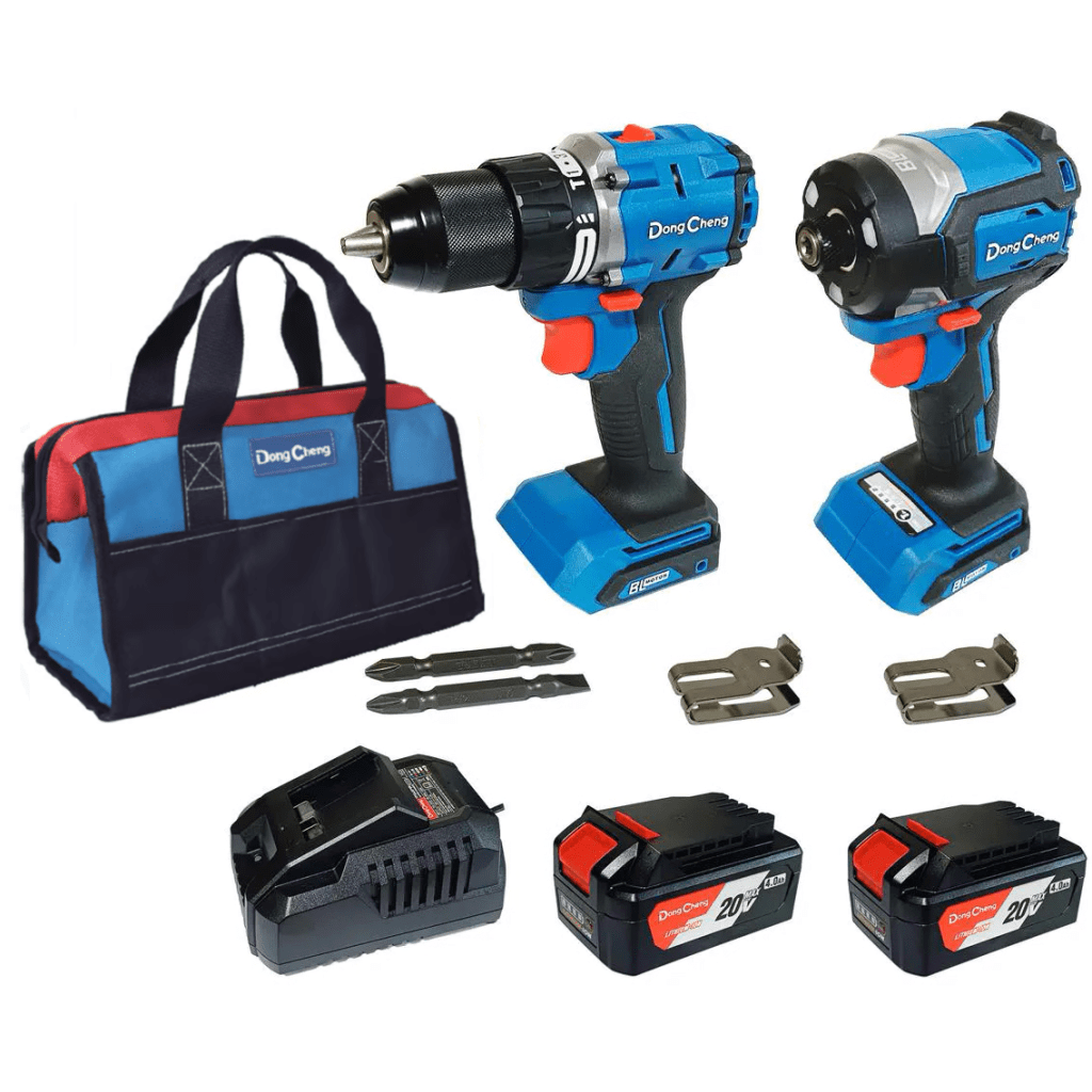 Kit de Taladro Percutor y Atornillador de Impacto de 20V