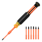 Destornillador Aislado 6 en 1 Auto-Lock de 1000V