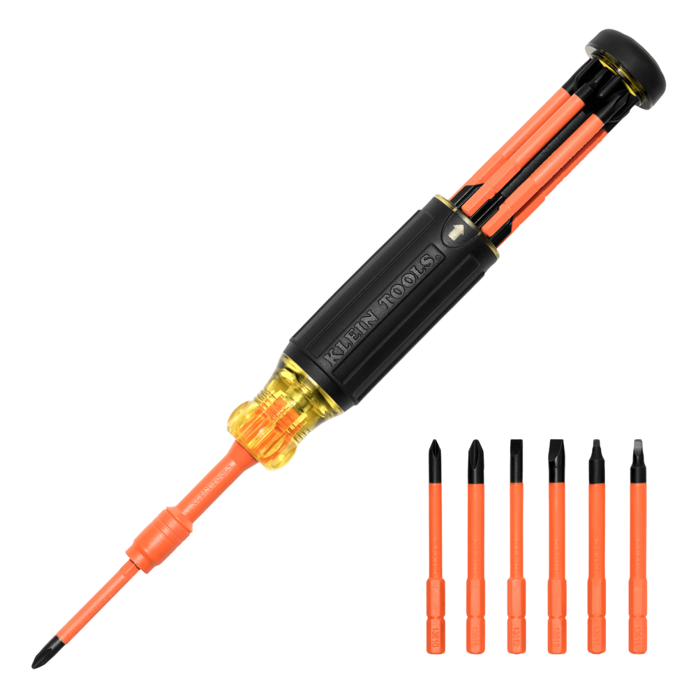 Destornillador Aislado 6 en 1 Auto-Lock de 1000V