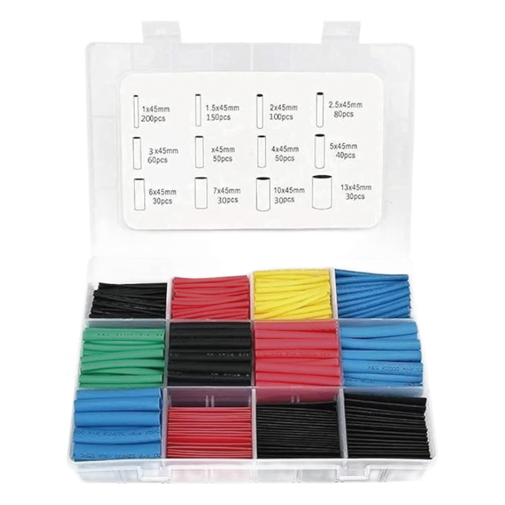 Kit de 850 Tubos Termoencogibles 2:1 de 12 Medidas